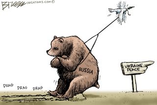 5 editorial cartoons about the Russia-Ukraine peace talks The Week
