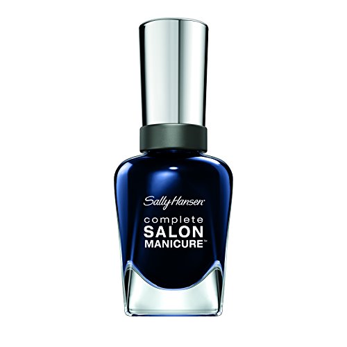 Sally Hansen Complete Salon Manicure Nail Polish | Multi-Benefit Nail Color | Strengthening Keratin Formula | 577 Dark Hue-Moor