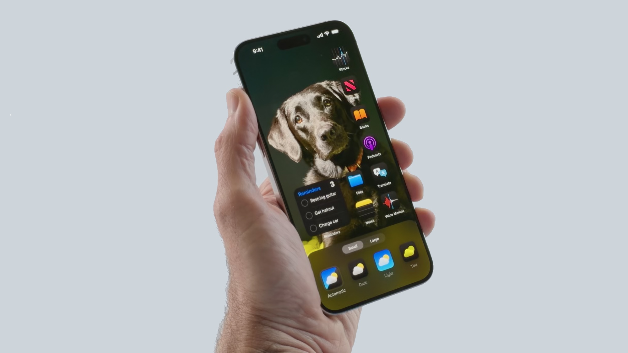 iOS 18 home screen customization features