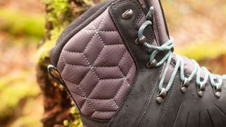 Close up of ankle cuff on Keen Revel IV Polar High hiking boot