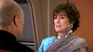 majel barrett in star trek: the next generation