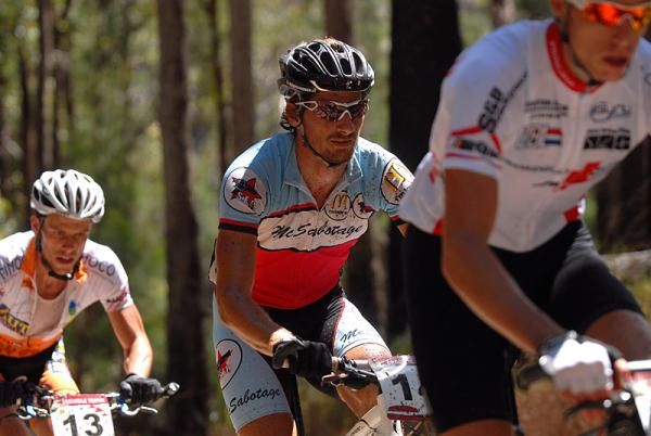 Philipp Ludescher was among the top riders of the stage.