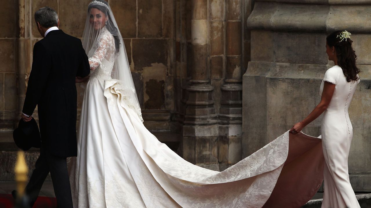 kate middleton and pippa middleton at the royal wedding