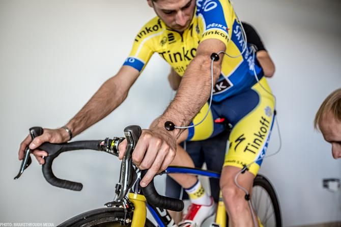 Tinkoff-Saxo gets Specialized Body Geometry Fit