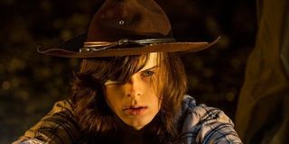 Carl in Season 7 of TWD