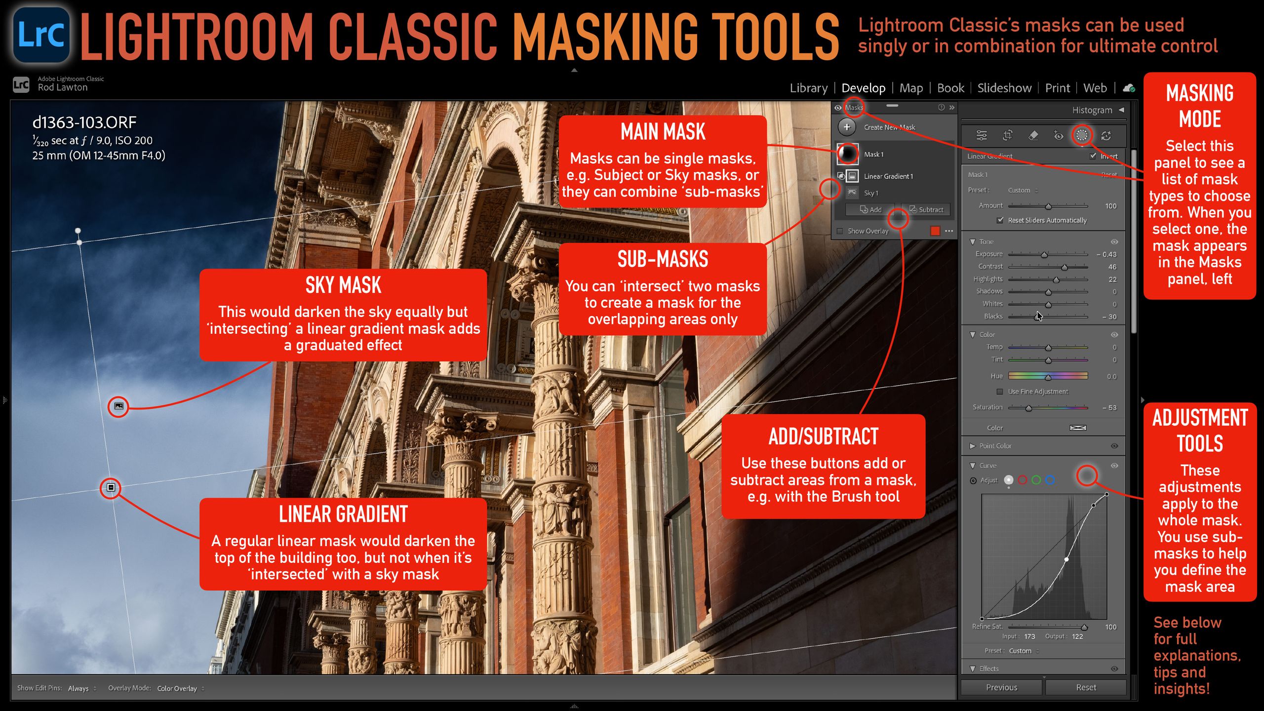 Lightroom Classic Masking Tools Explained