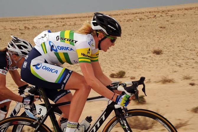 Australian champion Gracie Elvin (Orica-AIS)