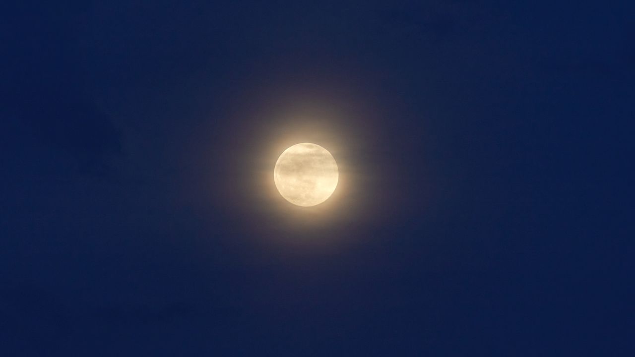 Astrophysicist Gianluca Masi of the Virtual Telescope Project captured this view of the Super Pink Moon in Rome, Italy, around 8:30 p.m. local time on April 26, 2021.