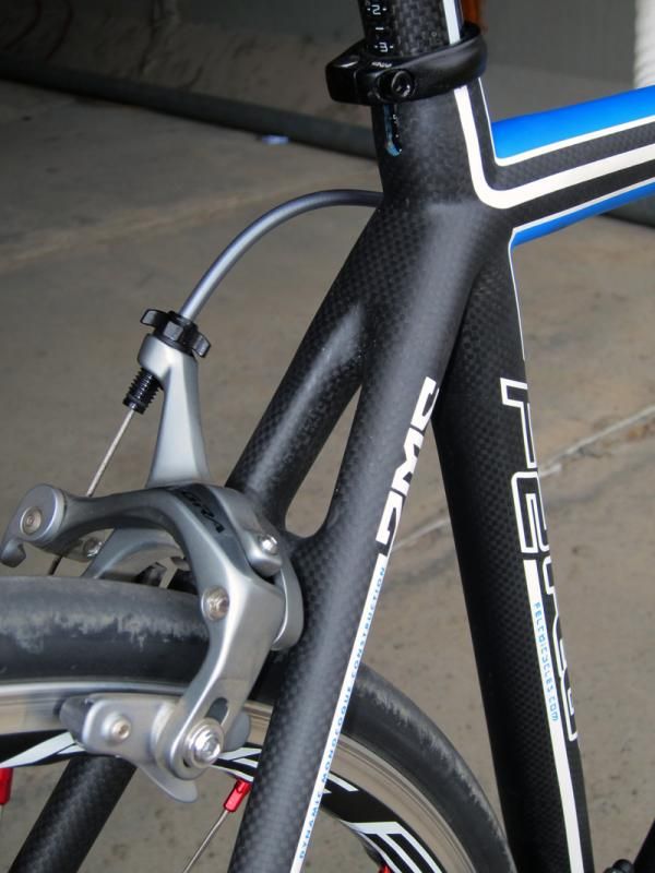 Felt has moved away from the old F's wishbone seat stays in favor of full-length dual stays that offer better rear-end stiffness