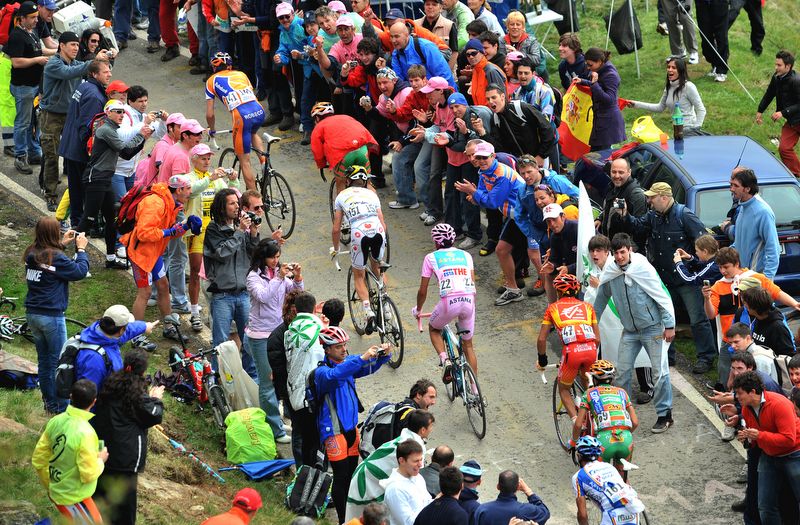 The Giro visited the Passo di Mortirolo again in 2008