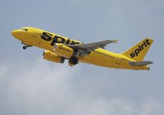 A Spirit Airlines jet