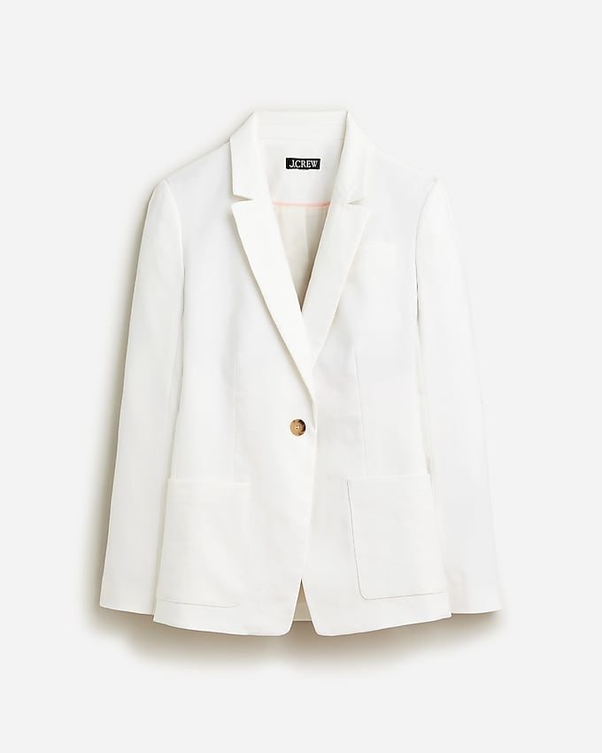 Helena Blazer in Stretch Linen Blend