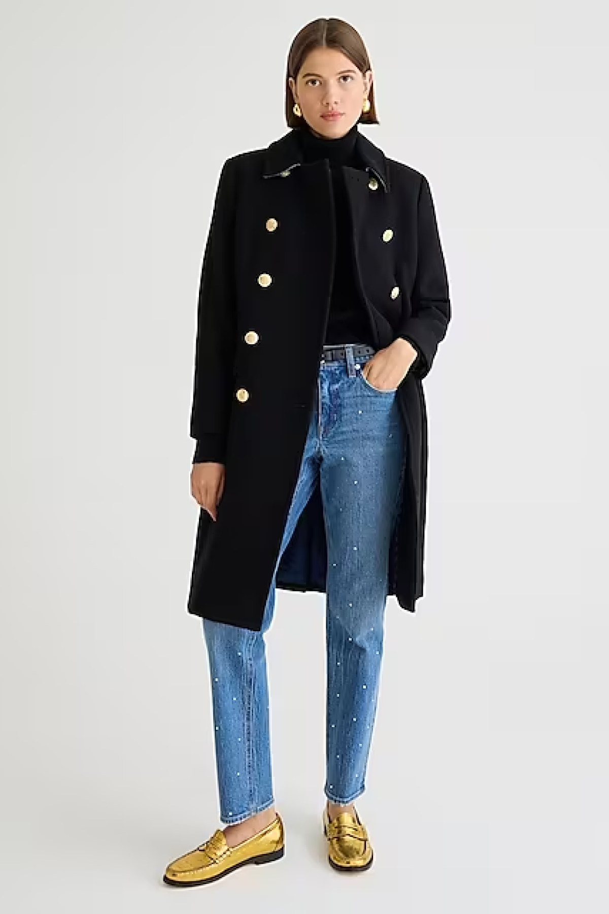 J.Crew Warwick Topcoat in Italian Stadium-Cloth Wool Blend