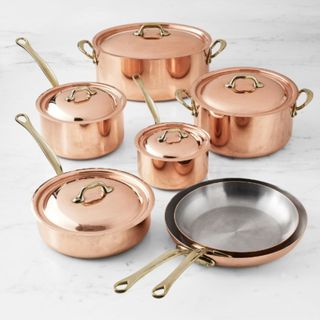 william sonoma copper pots