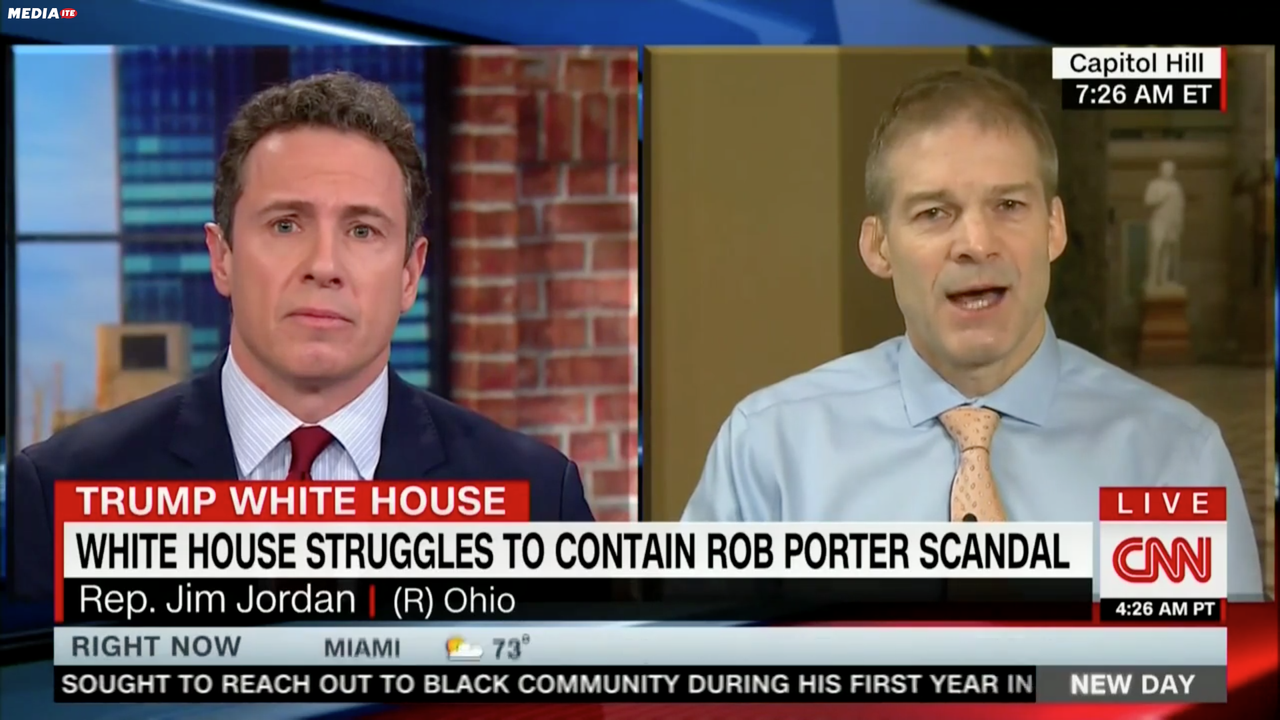 Chris Cuomo and Jim Jordan.