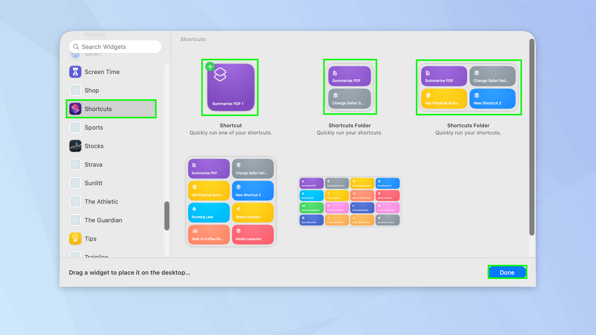 How to set up Apple shortcuts on Mac