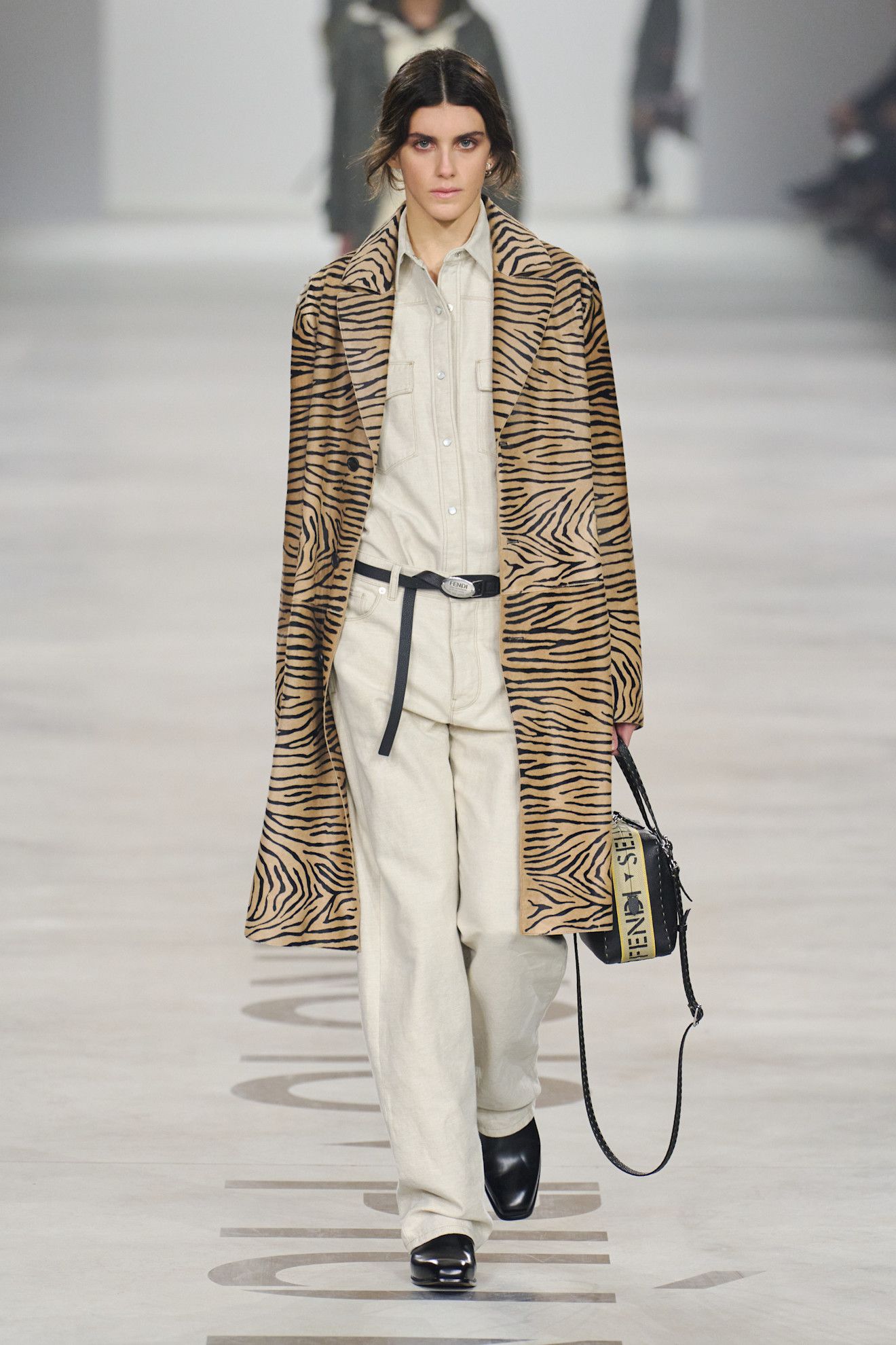 Fendi autumn/winter 26 runway - black chelsea boot