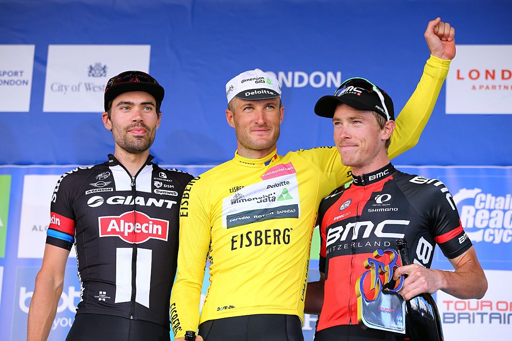 Tom Dumoulin, Stephen Cummings and Rohan Dennis