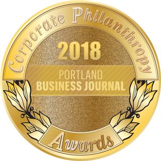 Portland Business Journal's 2018 Corporate Philanthropy Award Winners' Logo