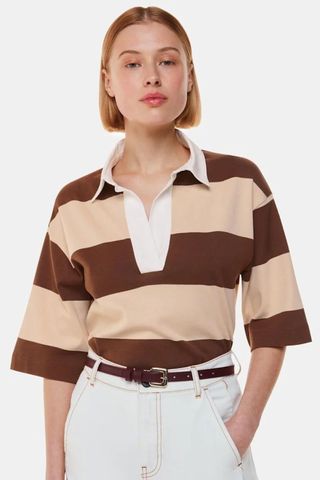 Whistles Stripe Rugby T-Shirt