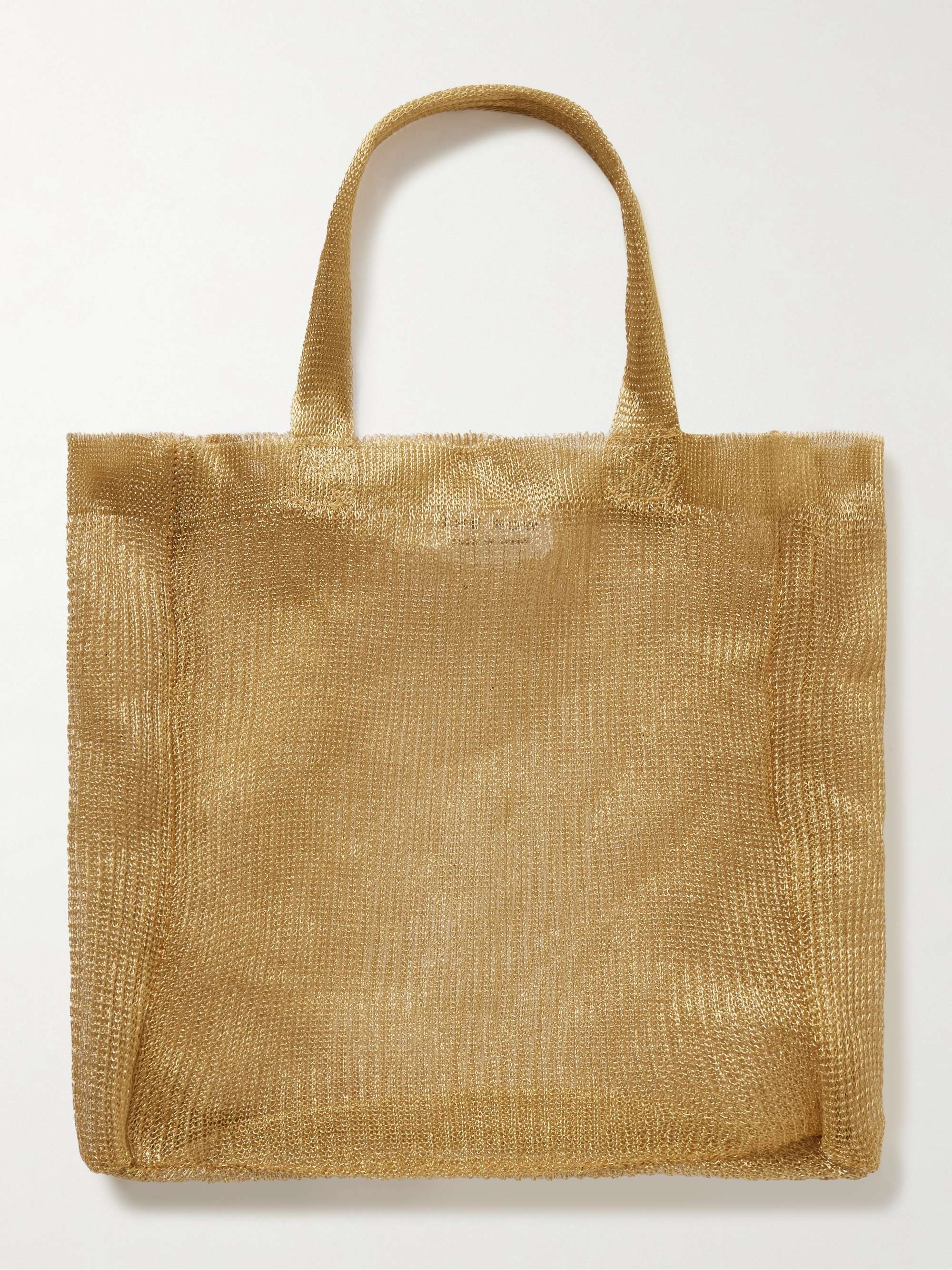 Imogen Mini Metallic Mesh Tote