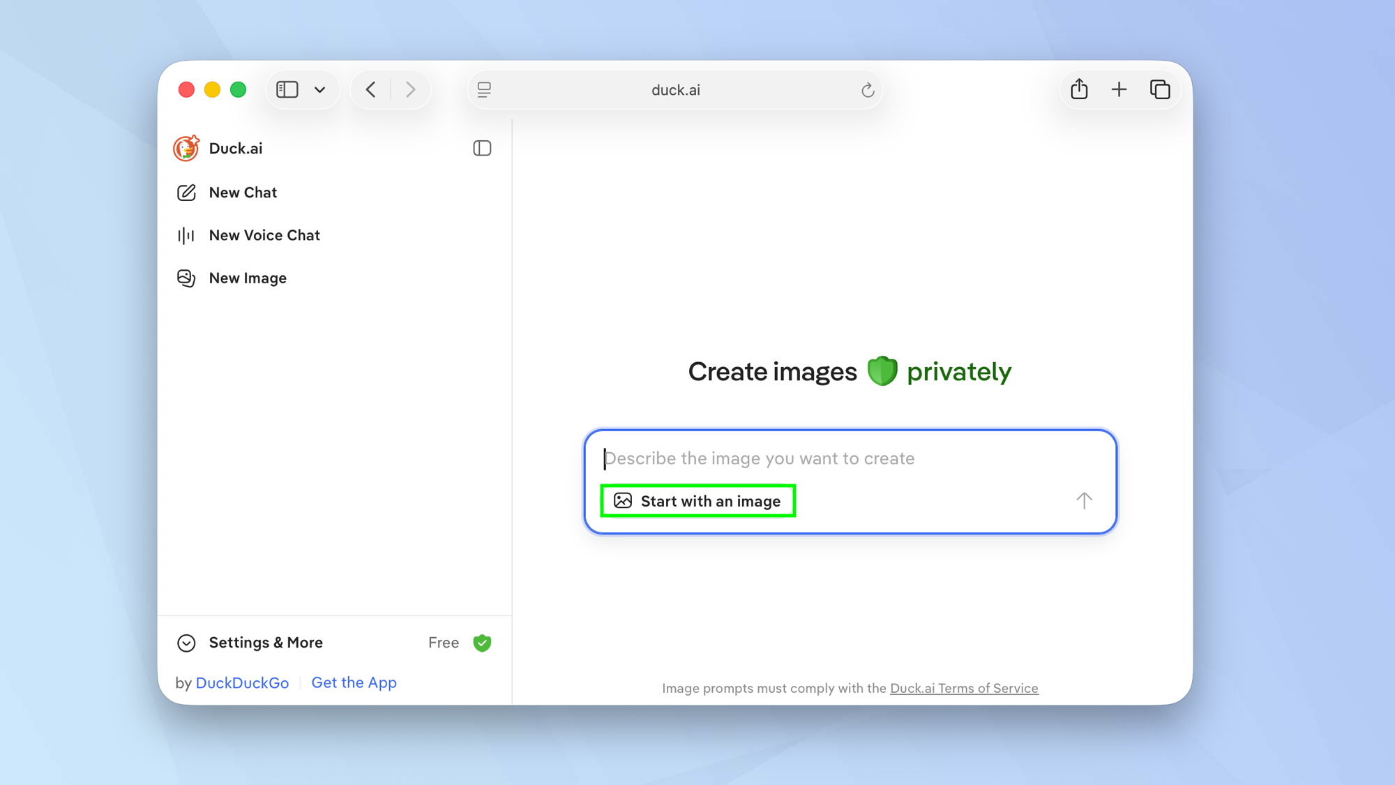 Edit images in DuckDuckGo using an anonymous AI