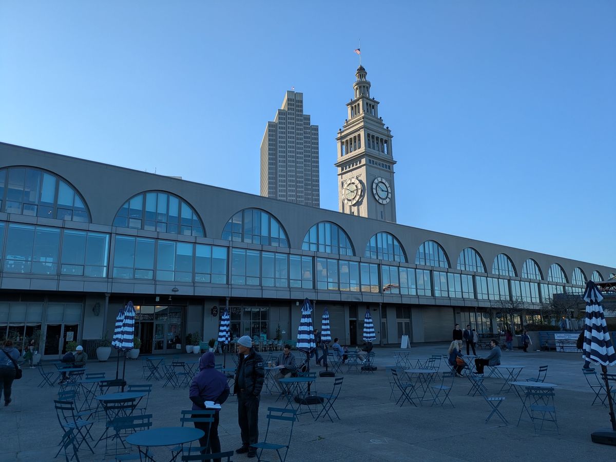 Ferry Building shot by Pixel 8a