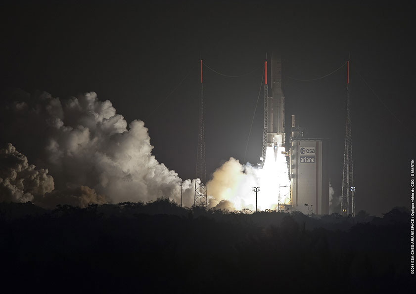 Ariane 5 Rocket Launch March 22, 2014 