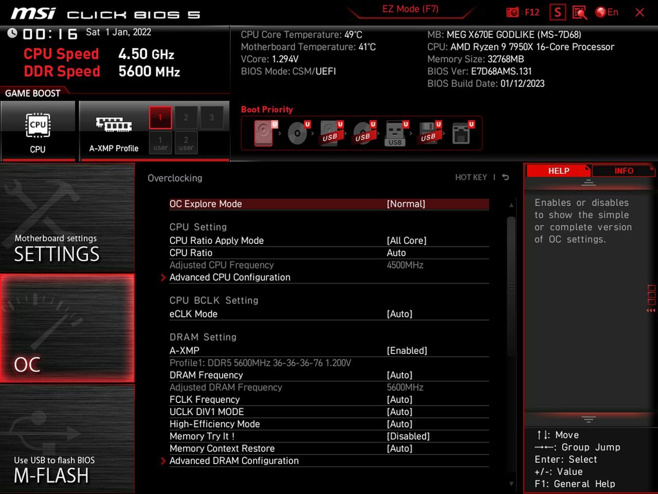 MSI X670E Godlike