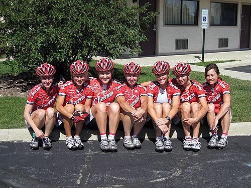 Team Cheerwine gathered