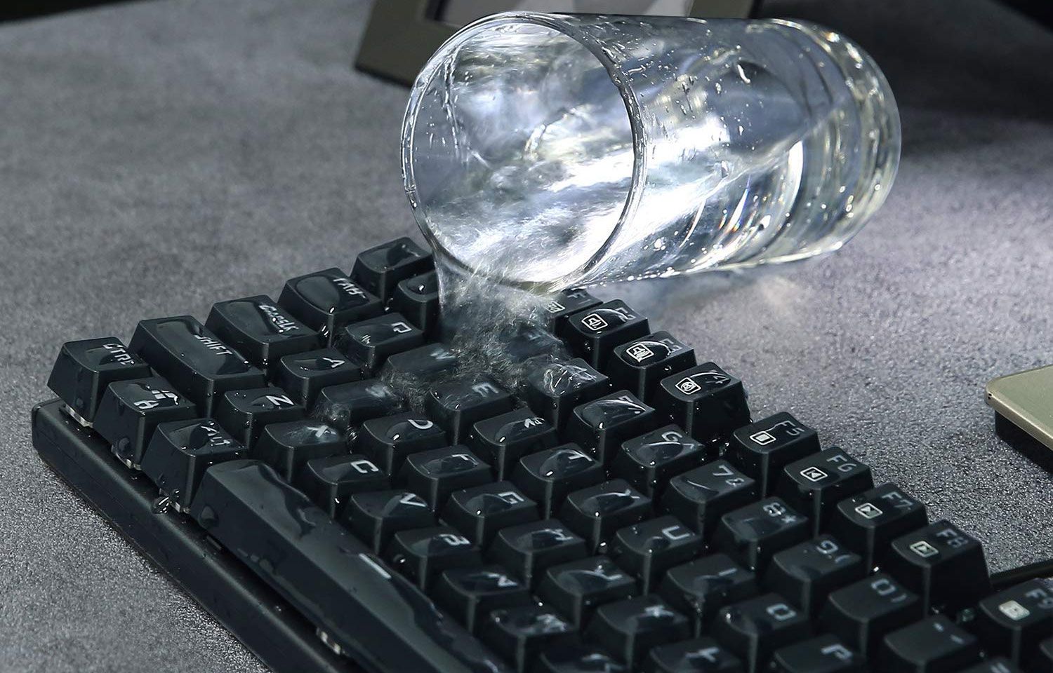 This mechanical keyboard is spill-resistant and only $21 today | PC Gamer