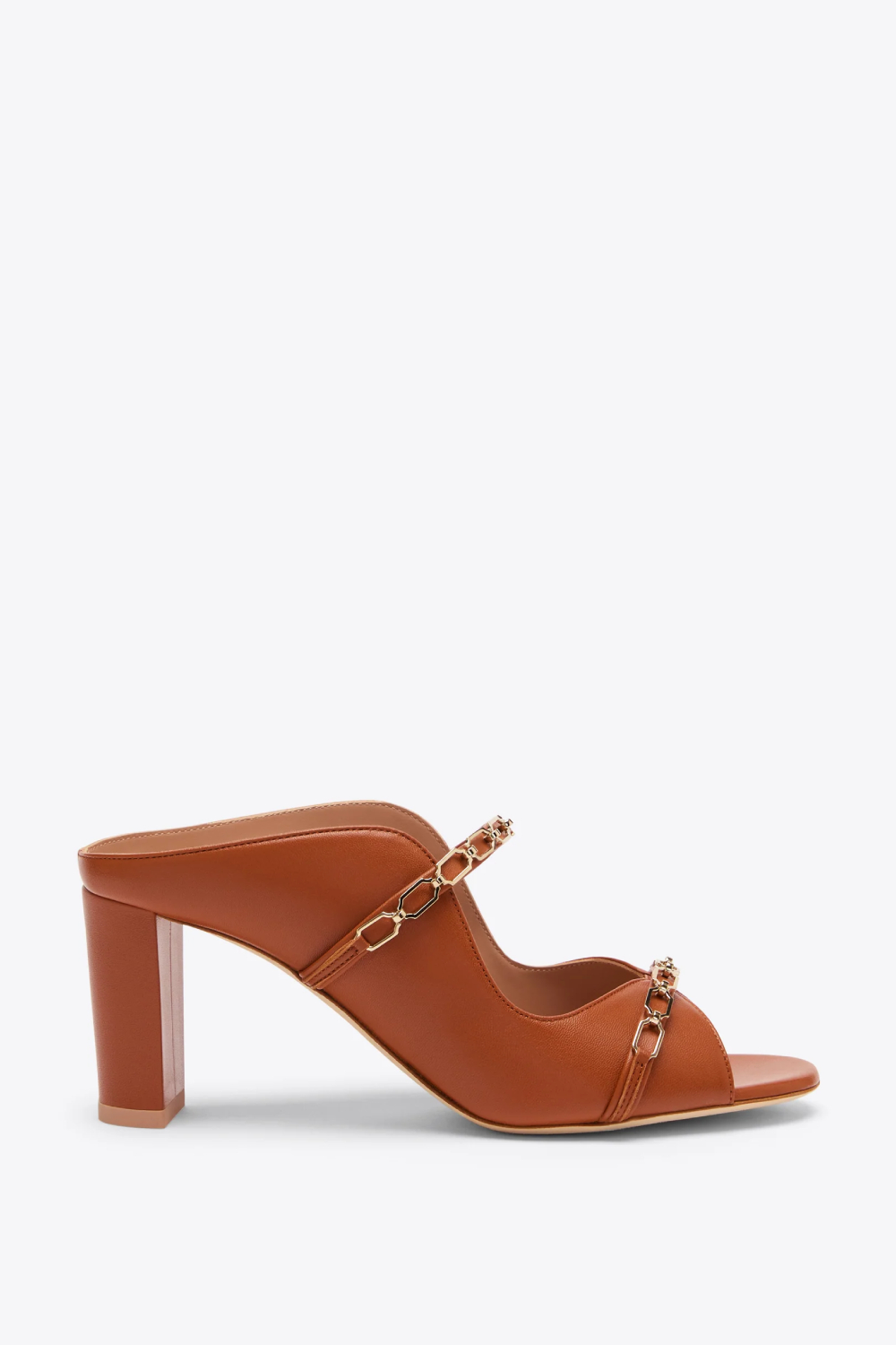 Norah 70 Tan Leather Sandals