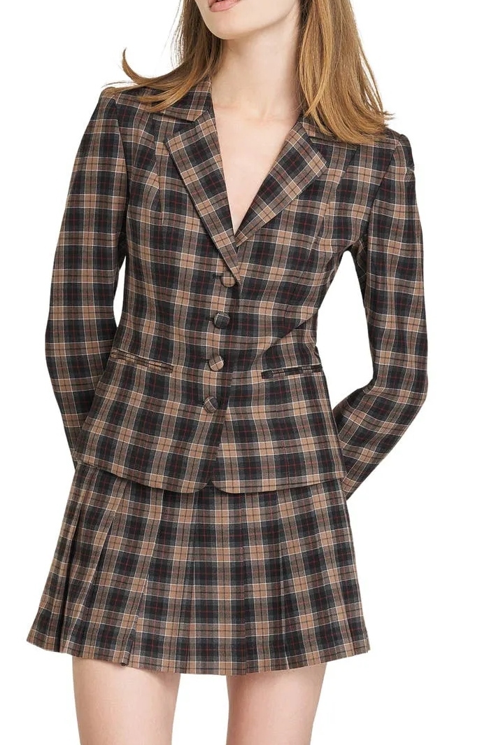 Darby Plaid Blazer