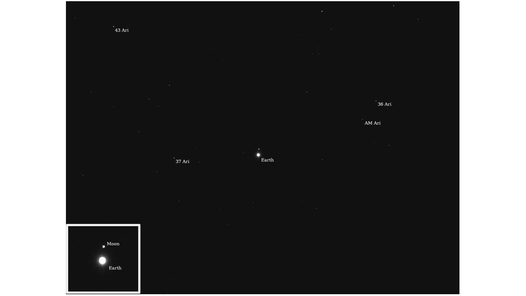 NASA’s Psyche asteroid probe captured images of Earth and our moon from about 180 million miles (290 kilometers) away in July 2025, as it calibrated its imager instrument. When choosing targets for the imager testing, scientists look for bodies that shine with reflected sunlight, just as the asteroid Psyche does. 