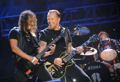 Metallica performing in 2008.