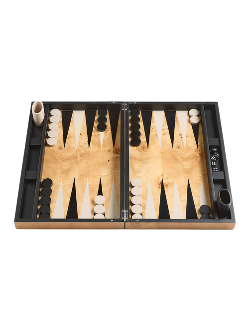 Burlwood Backgammon Game