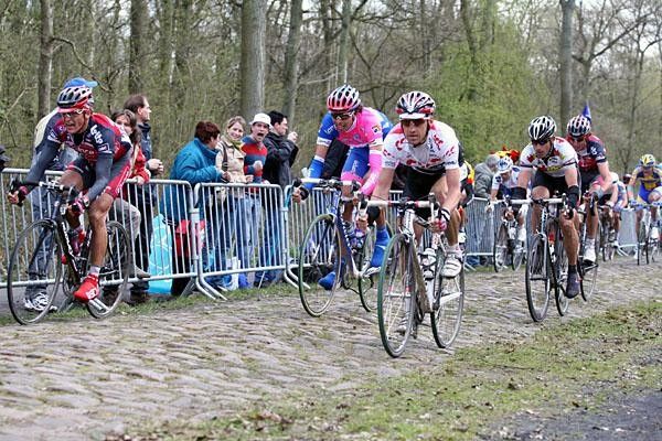 The forest of Arenberg always tells which riders are in and out of contention.