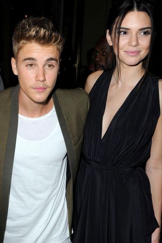 Justin Bieber & Kendall Jenner At Paris Fashion Week