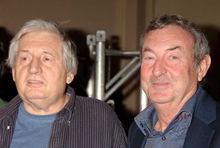 Storm Thorgerson enjoys the Classic Rock Roll Of Honour with Nick Mason in 2007
