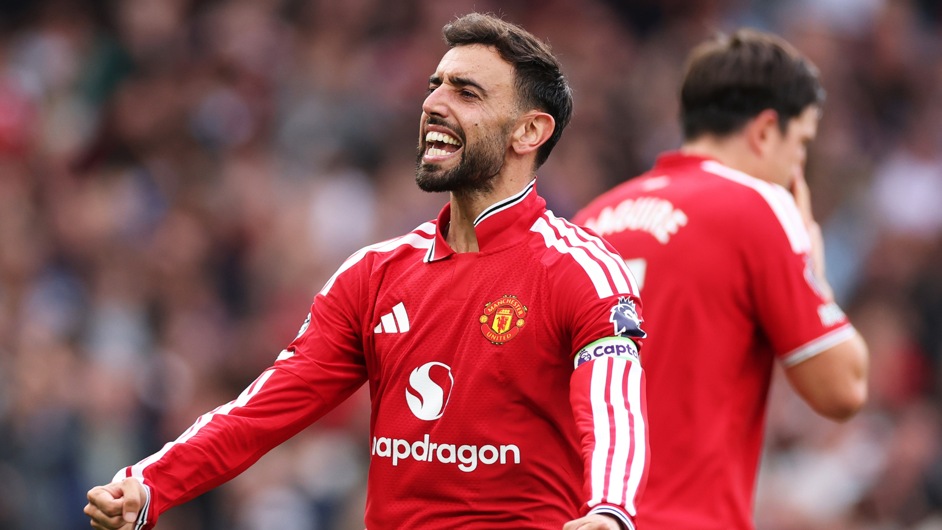 Bruno Fernandes scored a hat-trick for Manchester United