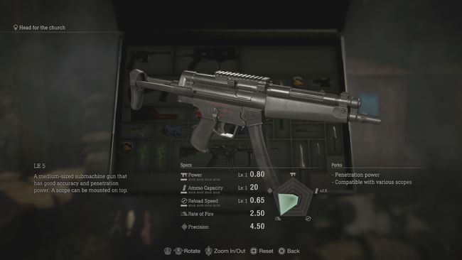 resident evil remake 4 all guns