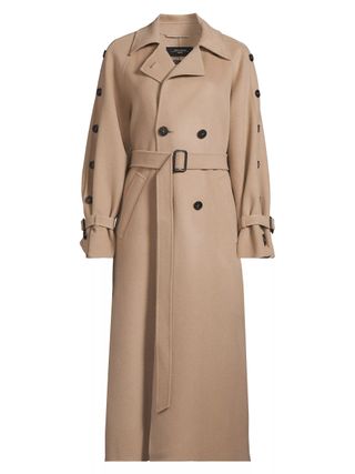 Weekend Max Mara, Natale Wool Belted Trench Coat