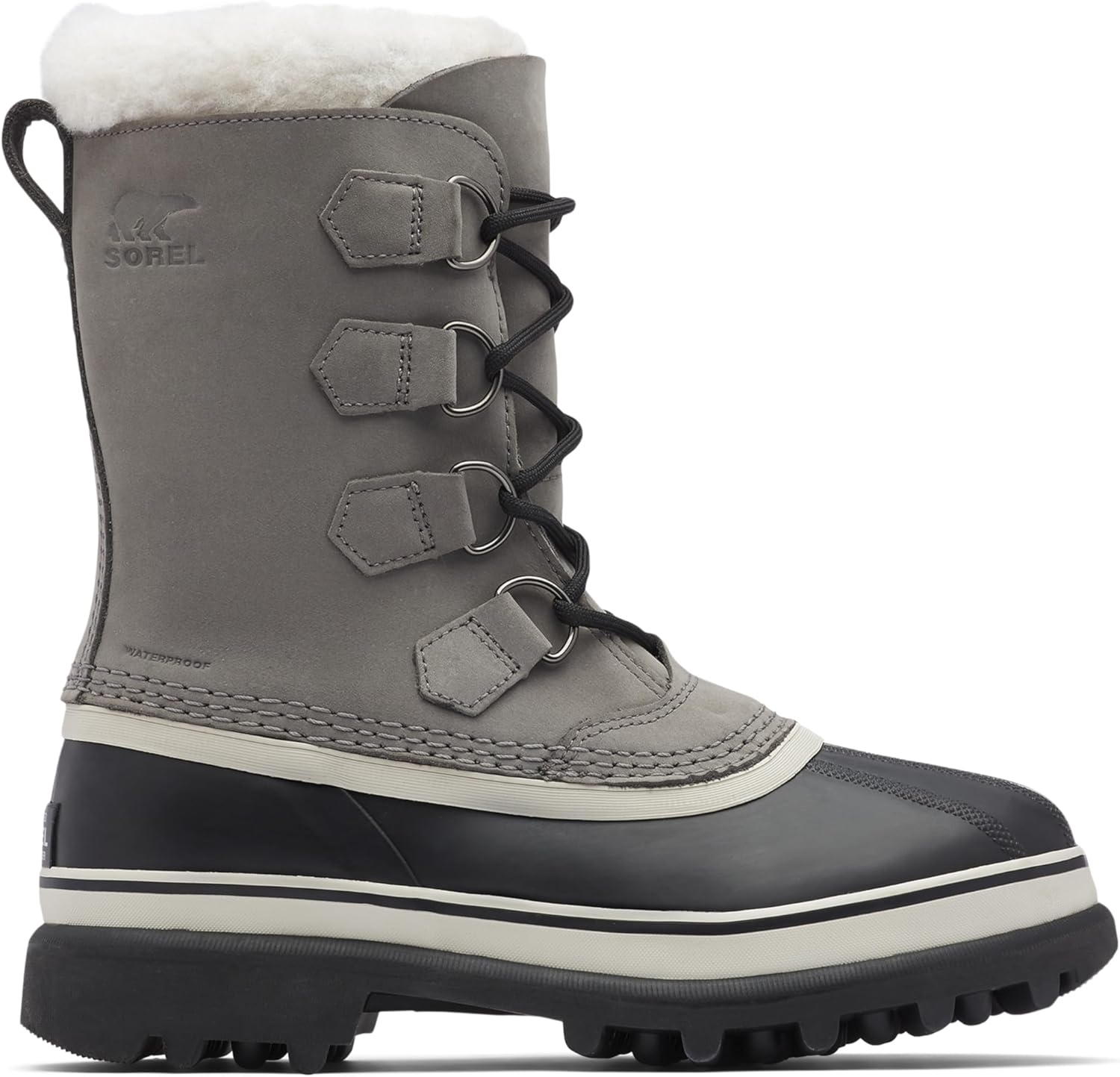 Sorel Caribou Women's Waterproof Snow Boots, Grey (shale X Stone), 4.5 Uk