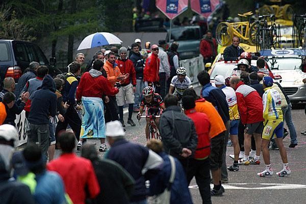 Paolo Bettini (Quick Step) was in the break of the day and hung on to fifth