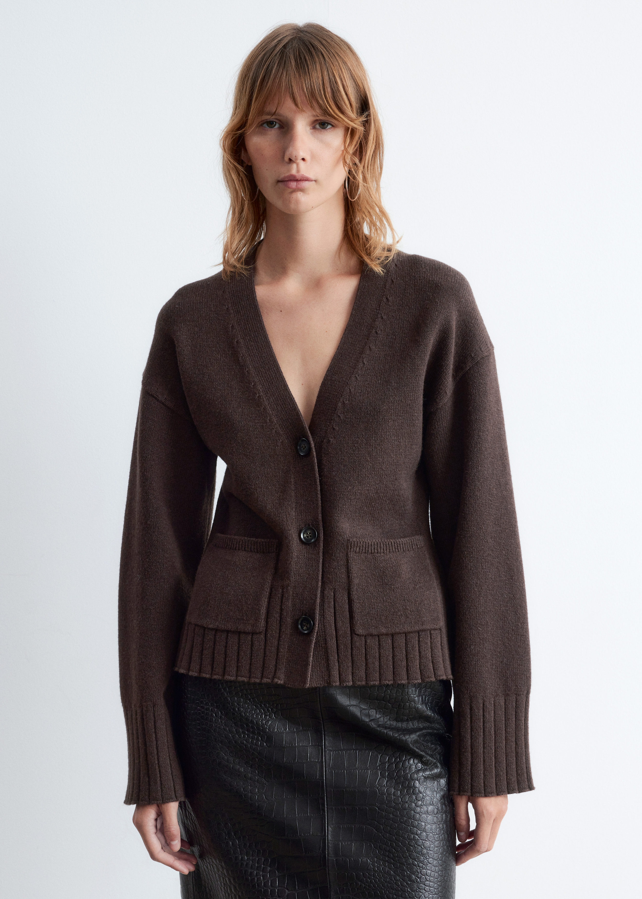 Tapered Knit Cardigan