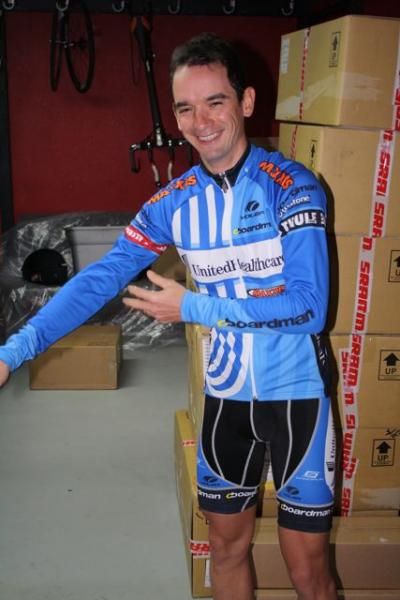 Davide Frattini models the 2011 UnitedHealthcare uniforms.