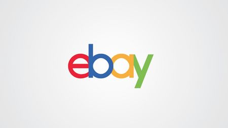 White background with eBay written in red, blue, yellow and green