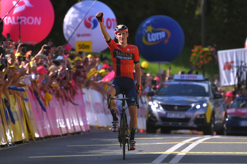 Matej Mohoric wins stage 7 at the 2019 Tour de Pologne
