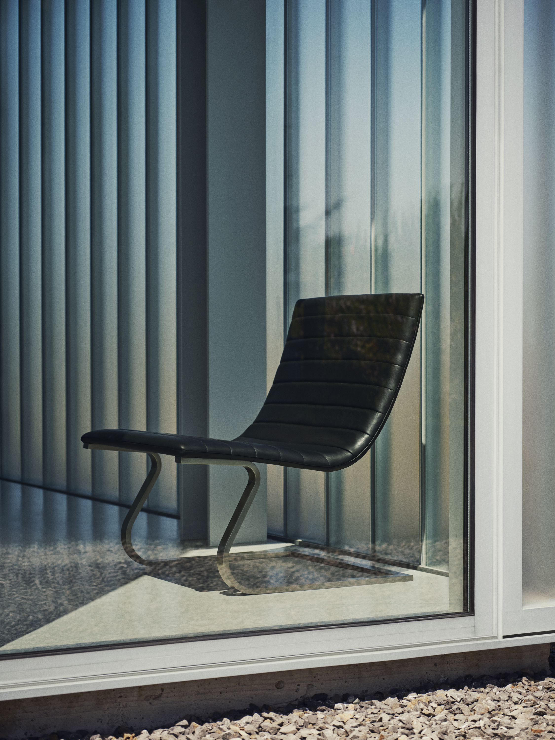 Maiden Head furniture inside a modernist home