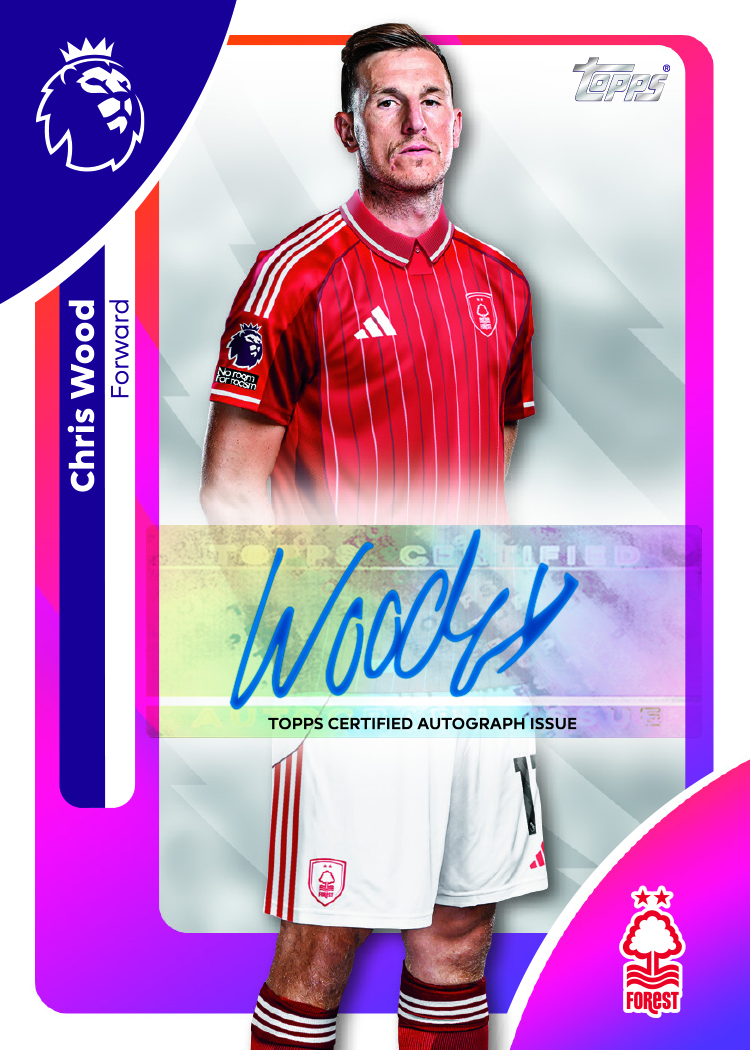 Chris Wood Topps card